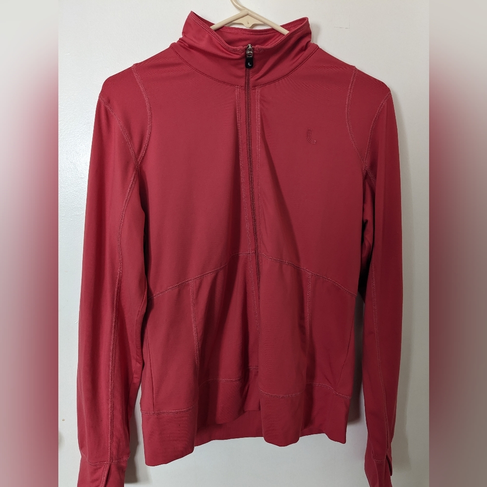 Lole Women's Size:XL  Salmon Colored Full Zip Long Sleeve Athletic Jacket